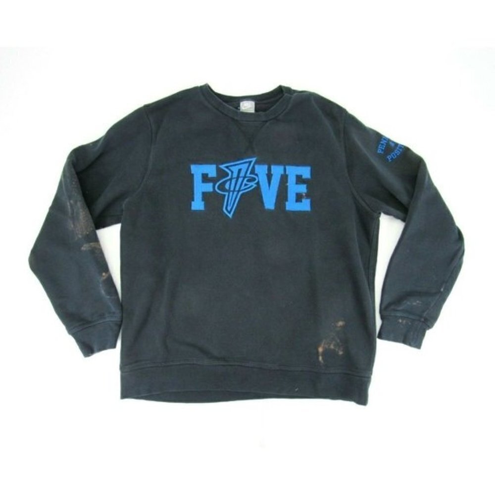 NIKE AIR Mens Five Penny's Posite's Black Sweatshirt Pullover XL Sportswear NSW